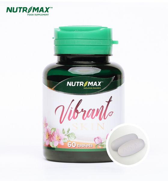 Nutrimax Vibrant Skin Tablet Kulit Kencang Cerah Kolagen Elastin Antioksidan - 2