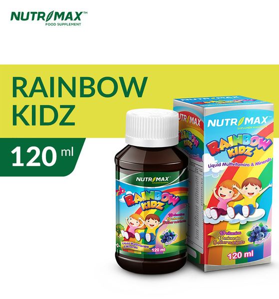 Nutrimax Rainbow Kidz 120 Ml Multivitamin Anak Sirup Imunitas Daya Tahan Tubuh - 1