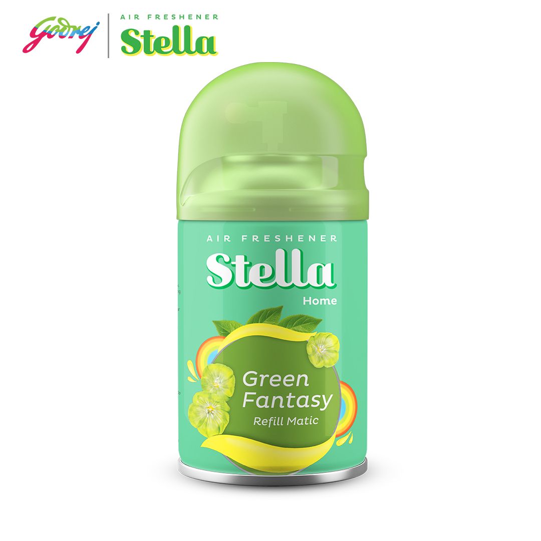 Stella Matic Refill Green Fantasy 2x225ml Multipack - Refill Pengharum Ruangan Otomatis x2 - 3