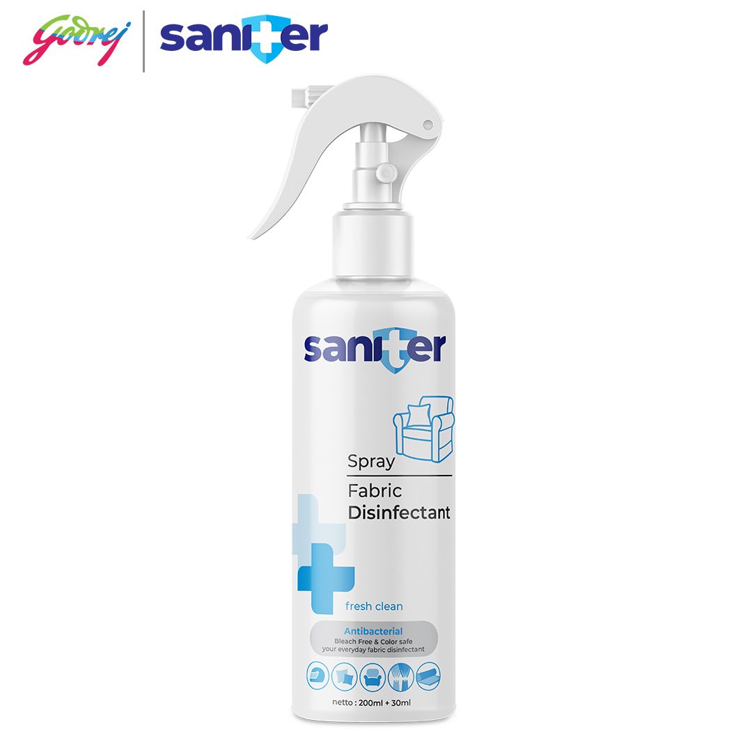Saniter Fabric Disinfect Bottle 200+30 ml - Penyemprot Disinfektan - 2