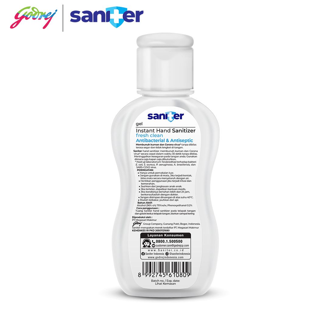 Saniter Hand Sanitizer Gel 50ml - 3
