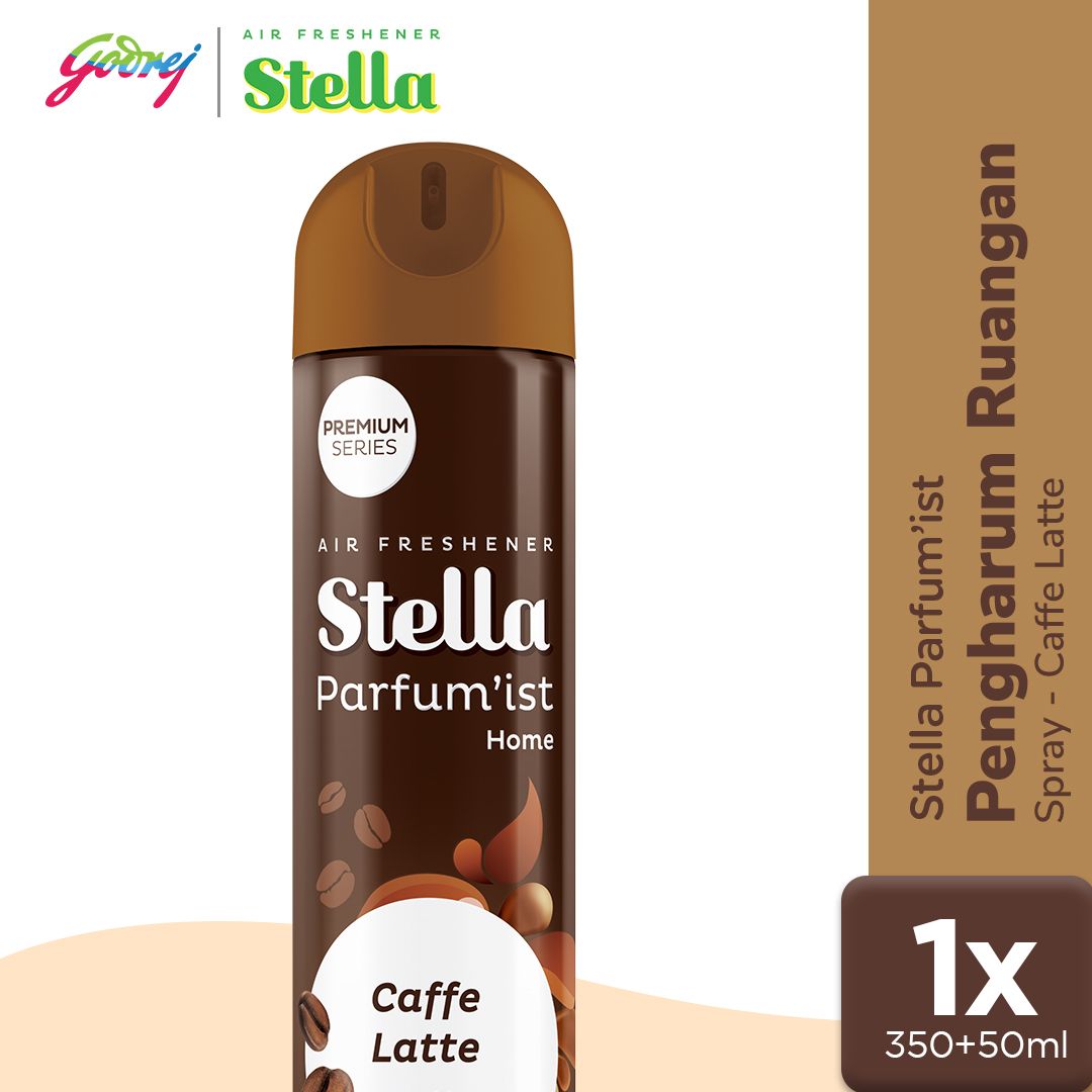 Stella Aerosol Parfumist Caffe Latte 350ml+50ml - Pengharum Ruangan - 1