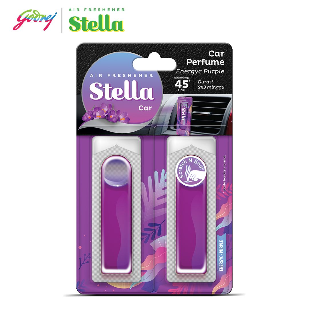 Stella Car Parfume Refill Energyc Purple 8ml - Pengharum Mobil - 2