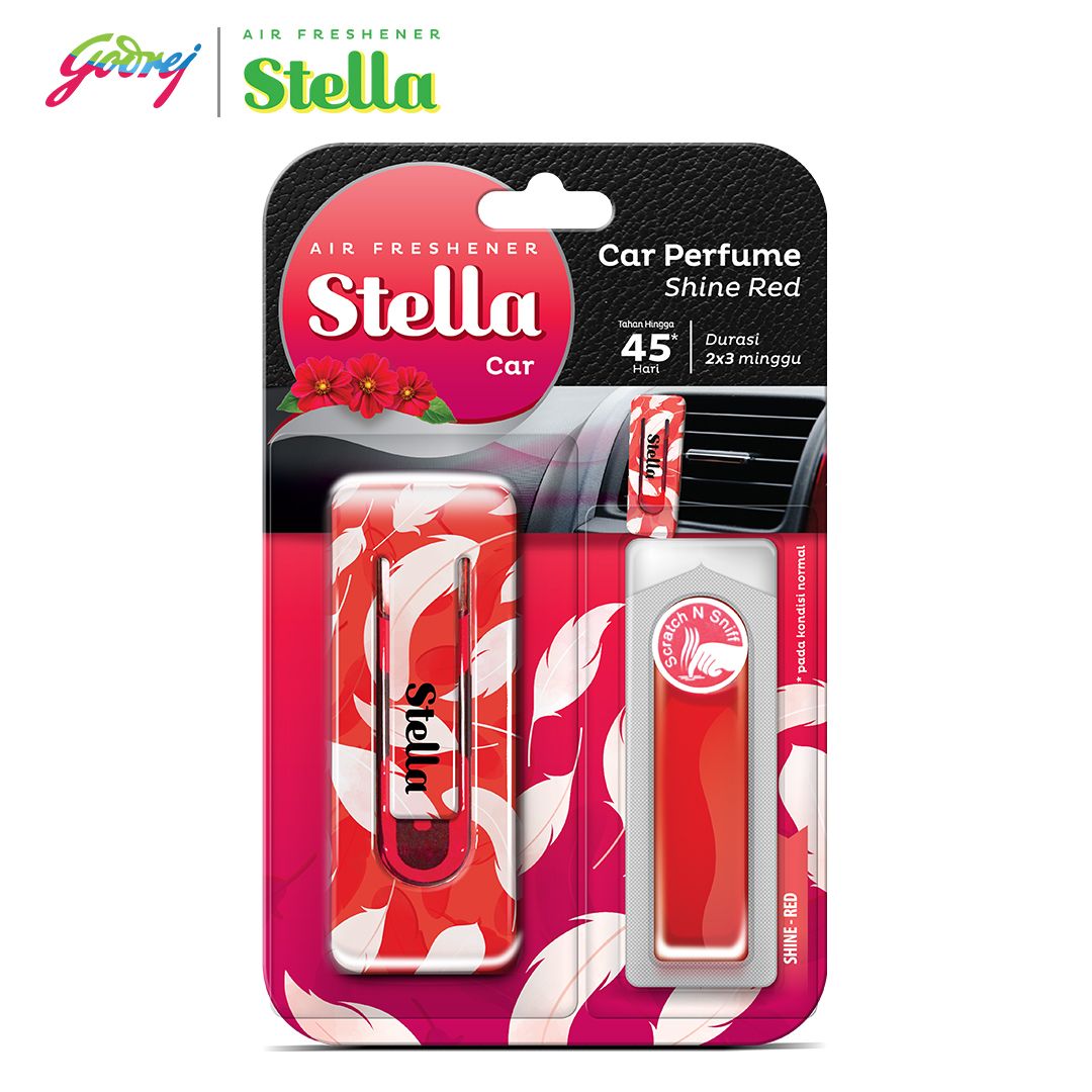 Stella Car Parfume Set Shine Red 8ml - Pengharum Mobil - 2