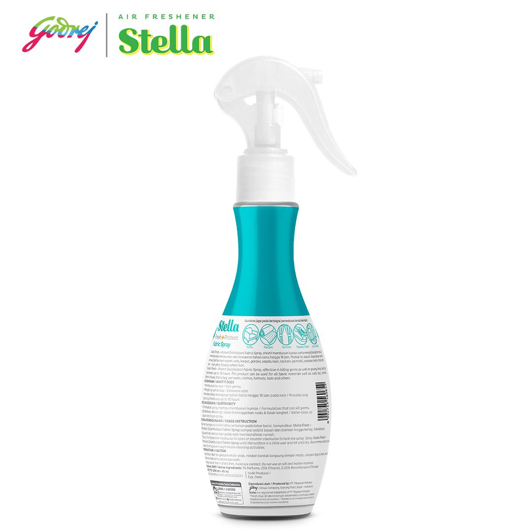 Stella Fabric Spray Cotton Bloom 200 + 45 ml - Disinfektan Pengharum Kain - 3