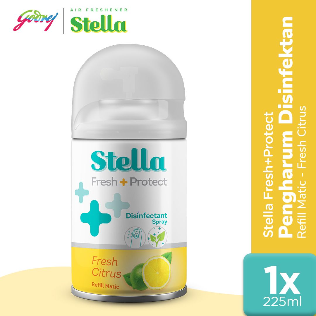 Stella Matic Refill Fresh Protect Fresh Citrus 225ml - Refill Pengharum Ruangan Otomatis - 1