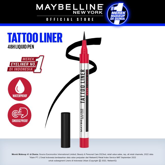 Maybelline Tattoo Liner 48H Liquid Pen - 1
