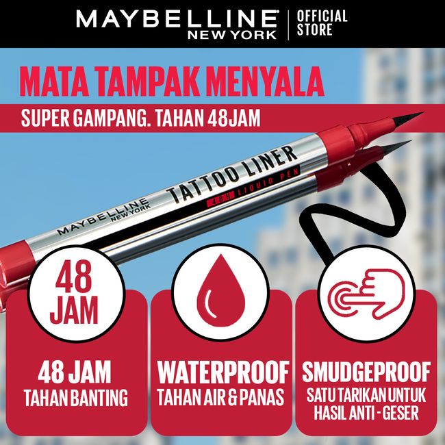 Maybelline Tattoo Liner 48H Liquid Pen - 3