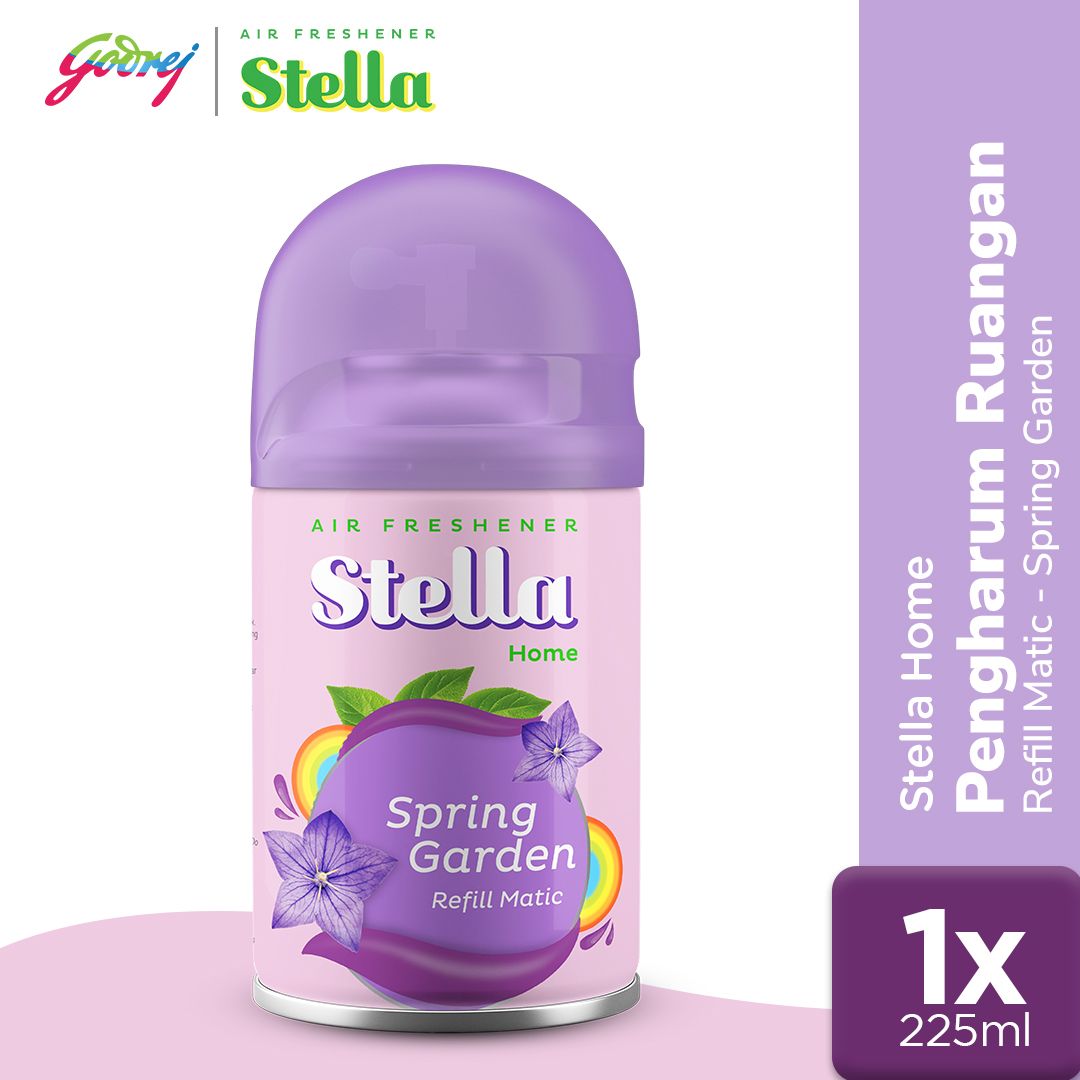 Stella Matic Refill Spring Garden 225ml - Refill Pengharum Ruangan Otomatis - 1