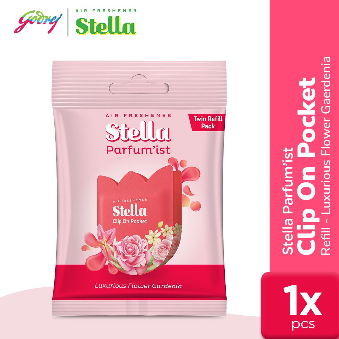 Stella Parfum'ist Clip On Pocket Refill Luxurious Flower Gardenia - Pengharum Ruangan - 1