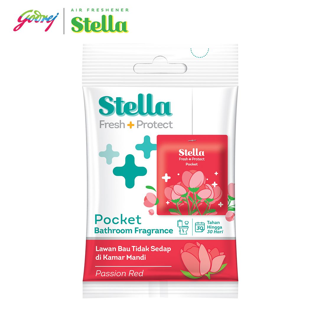 Stella Pocket Bathroom Passion Red 10gr - Pengharum Kamar Mandi - 2