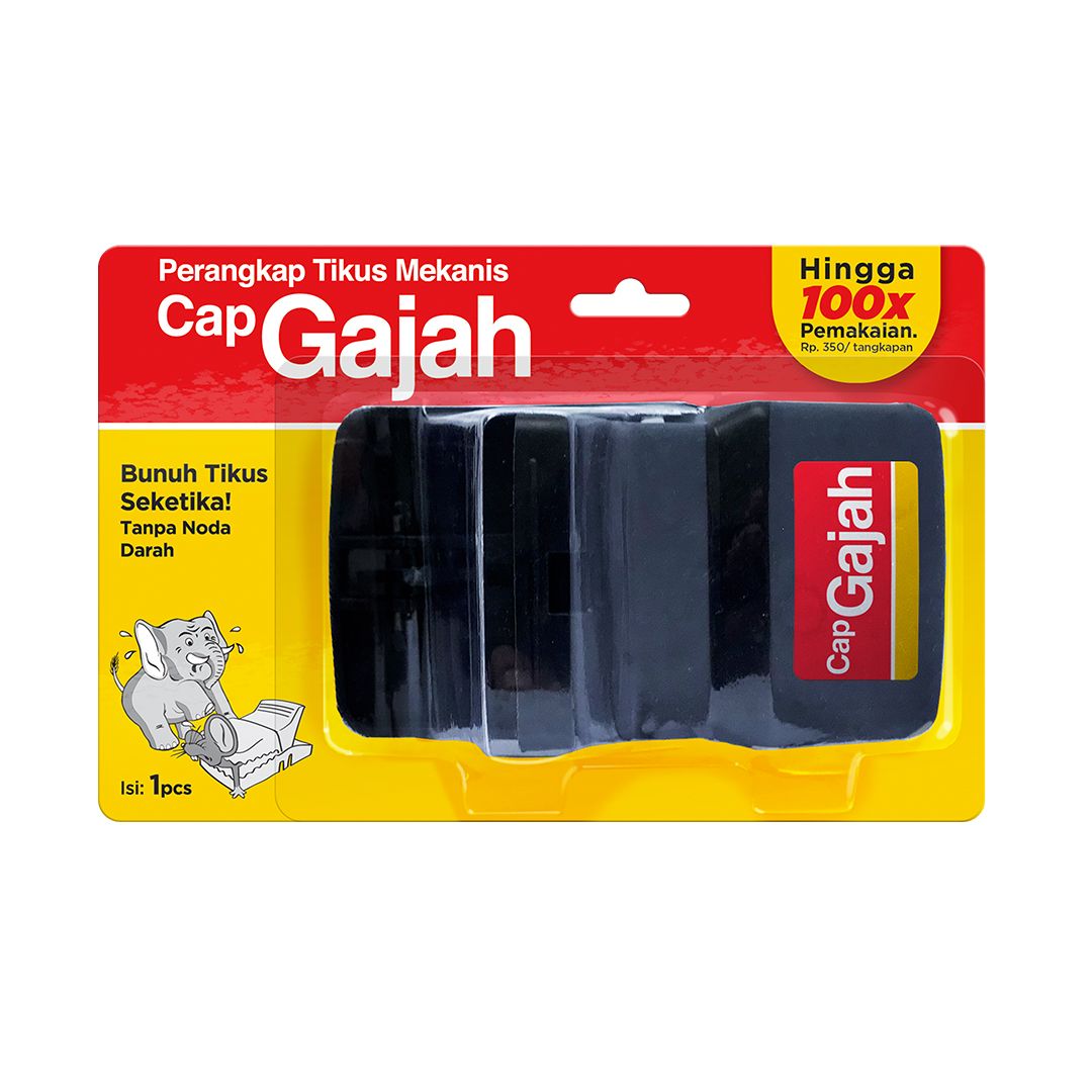 Cap Gajah Mechanical Trap 1 Pcs - Perangkap Tikus Mekanis - 2