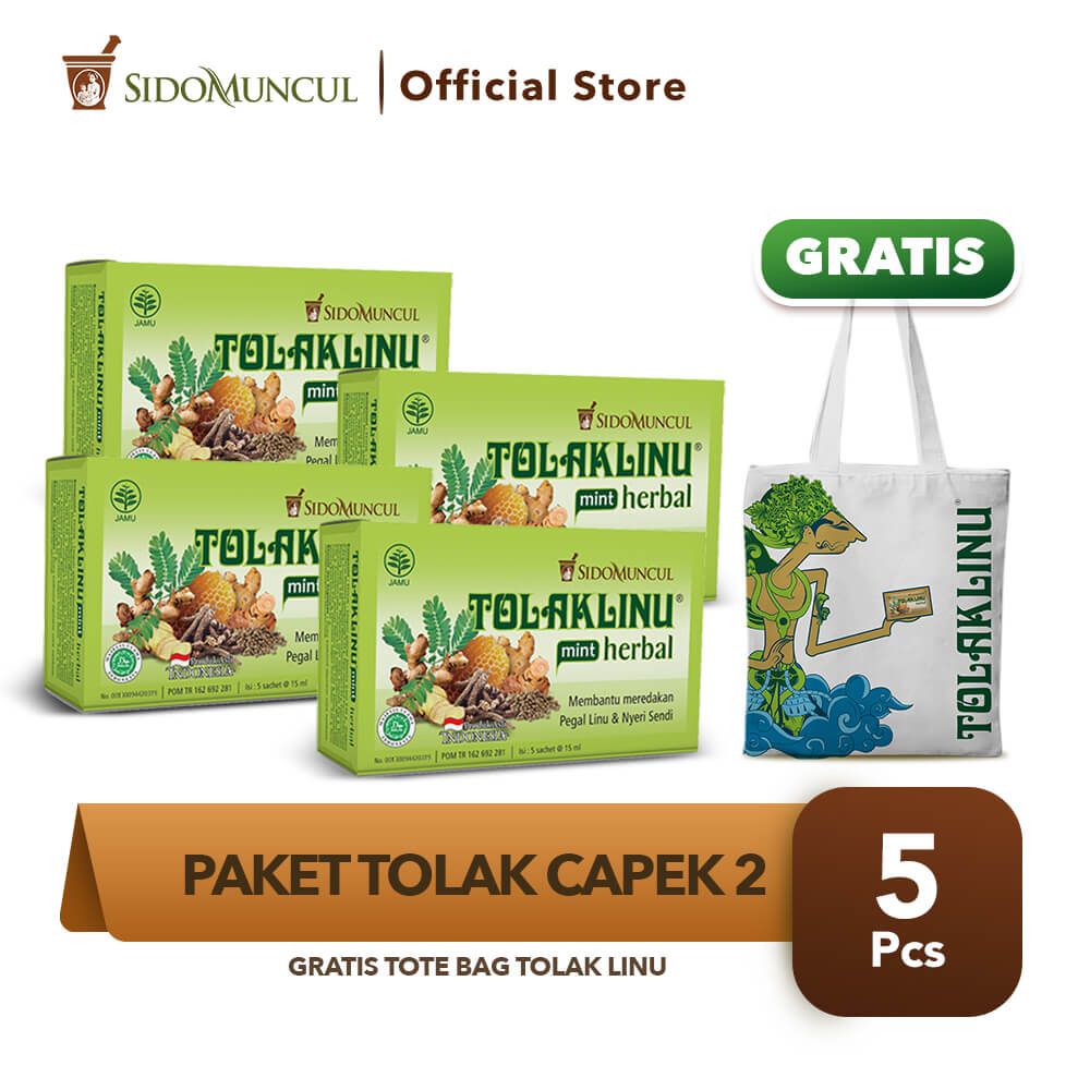 Paket Tolak Capek 2 Free Tote Bag Tolak Linu - 1