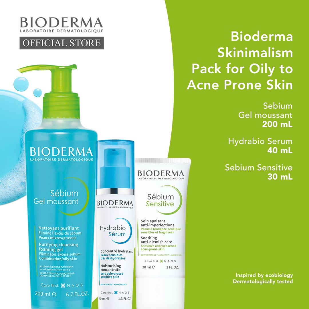 Bioderma Skinimalism Pack for Oily to Acne Prone Skin - 1