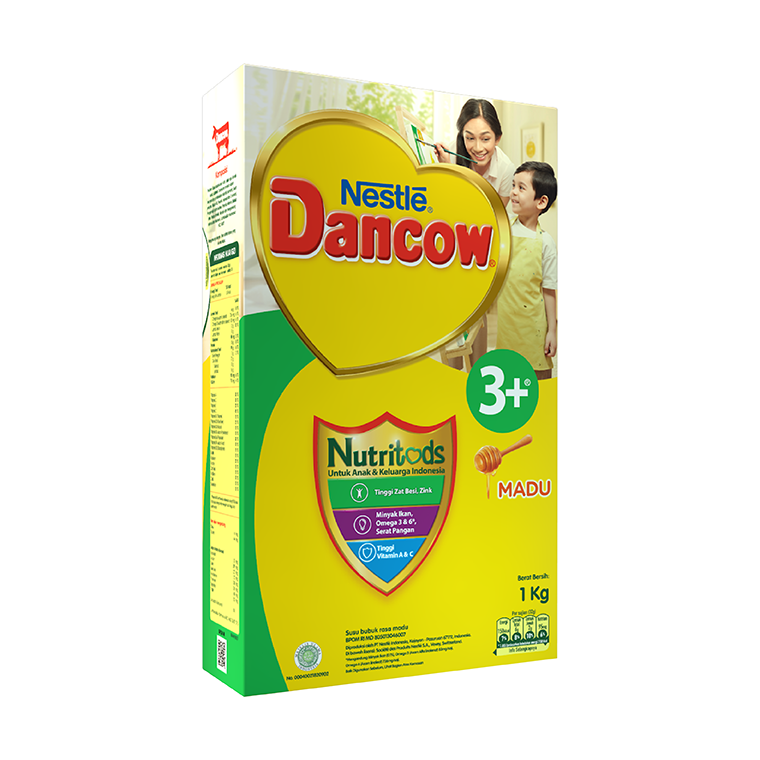 Nestle DANCOW 3+ Madu Susu Anak 3-5 Tahun Box 1Kg - 1 ctn - 2
