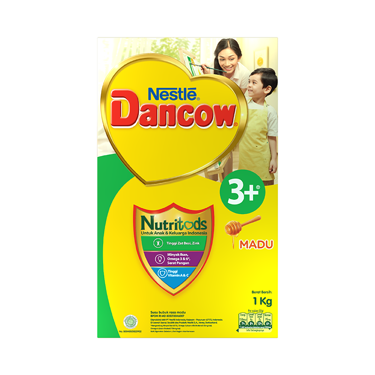 Nestle DANCOW 3+ Madu Susu Anak 3-5 Tahun Box 1Kg - 1 ctn - 3