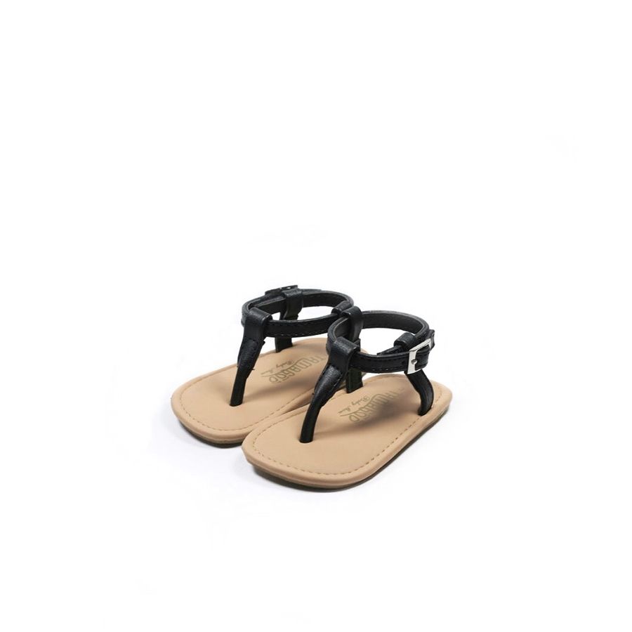 Sandal Bayi Prewalker Antislip Tamagoo - Ellena Black - Simple & Trendy - 1