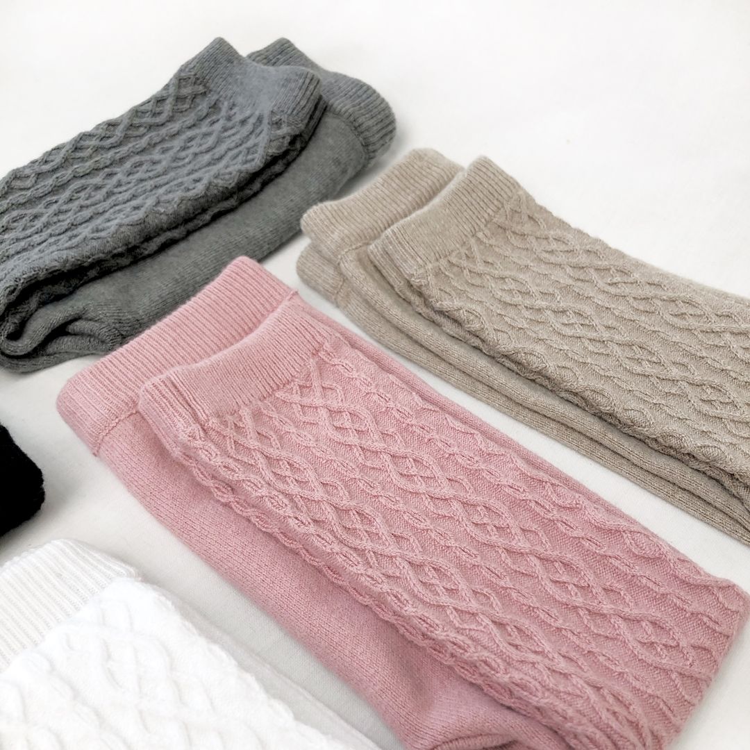 Tamagoo Celana Panjang Legging Bayi/ Anak Knitted Cable Pink Motif Series PREMIUM COTTON - 3