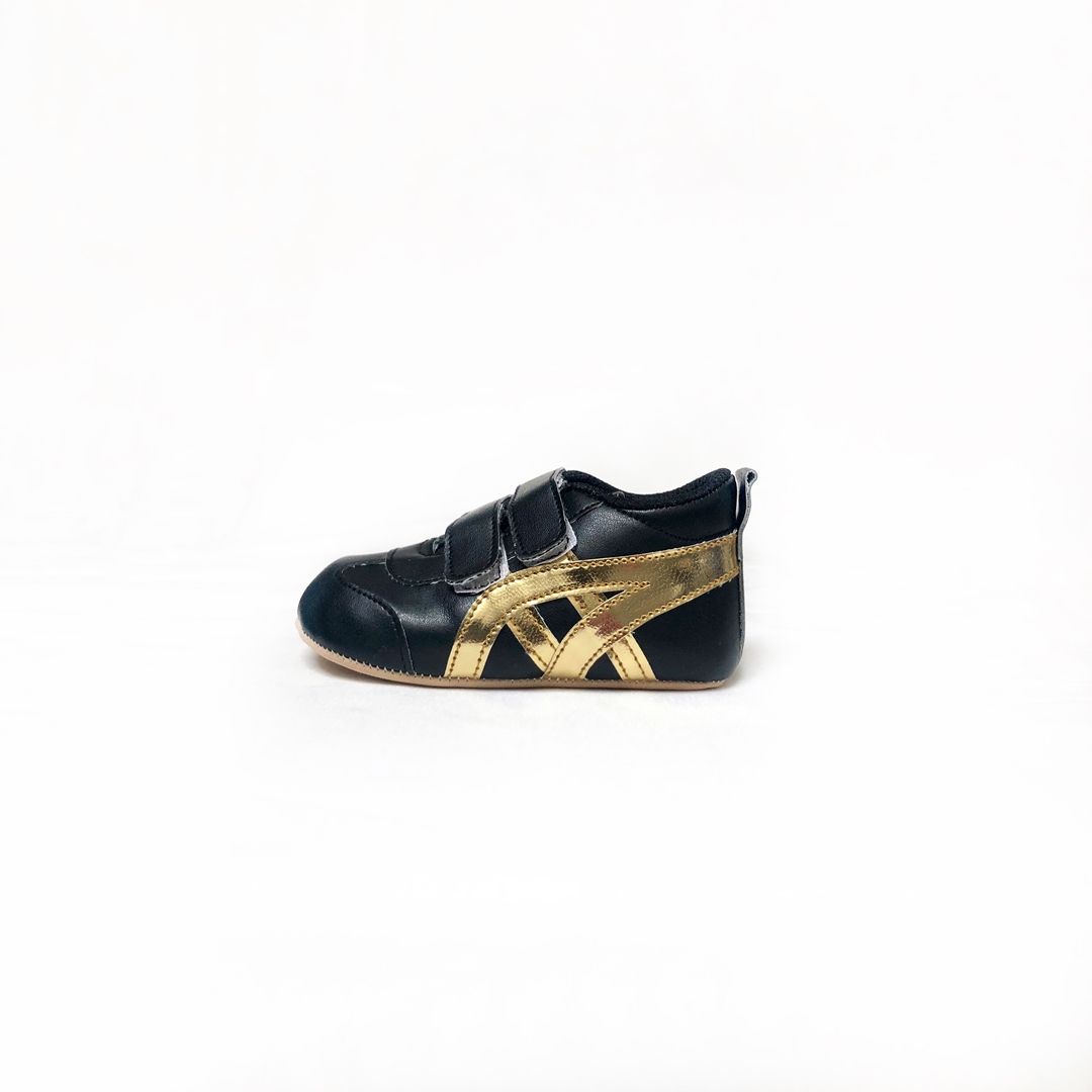 Sepatu Bayi Prewalker Tamagoo - Tora Black Sporty & Trendy - 2