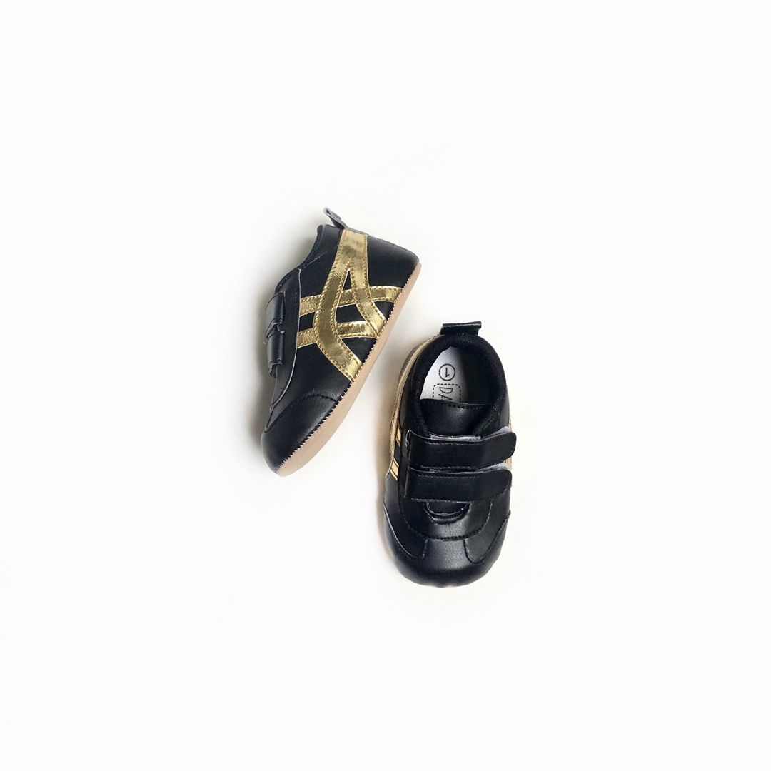 Sepatu Bayi Prewalker Tamagoo - Tora Black Sporty & Trendy - 4