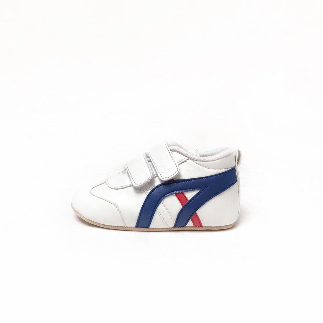 Sepatu Bayi Prewalker Tamagoo - Tora White Sporty & Trendy - 2
