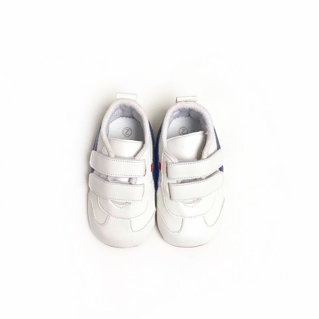 Sepatu Bayi Prewalker Tamagoo - Tora White Sporty & Trendy - 4