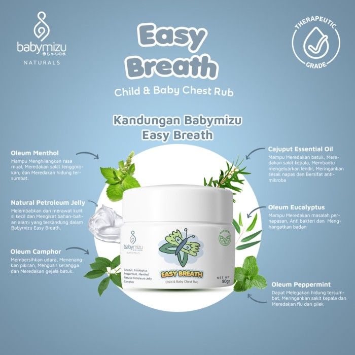 BABYMIZU Baby Cough & Flu Series II - Easy Breath + Comfort Baby - 3