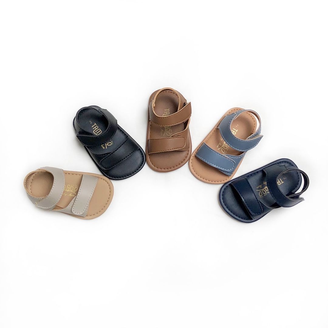 Sandal bayi Prewalker antislip Tamagoo - Charles Blue Ringan & fleksibel - 5