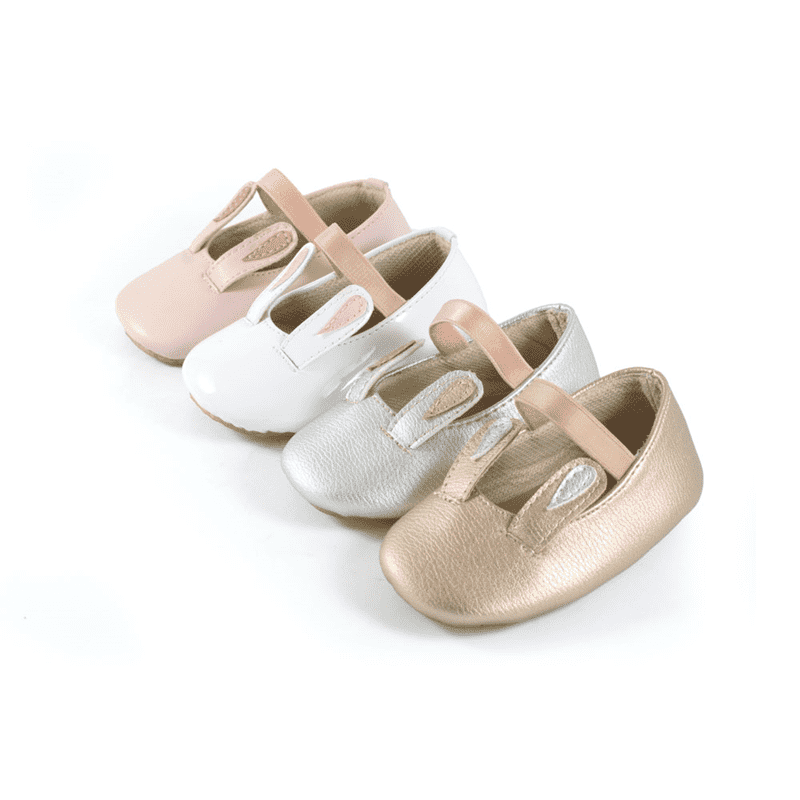 Sepatu Bayi Prewalker Antislip Tamagoo - Bunny White Ringan & fleksibel - 5