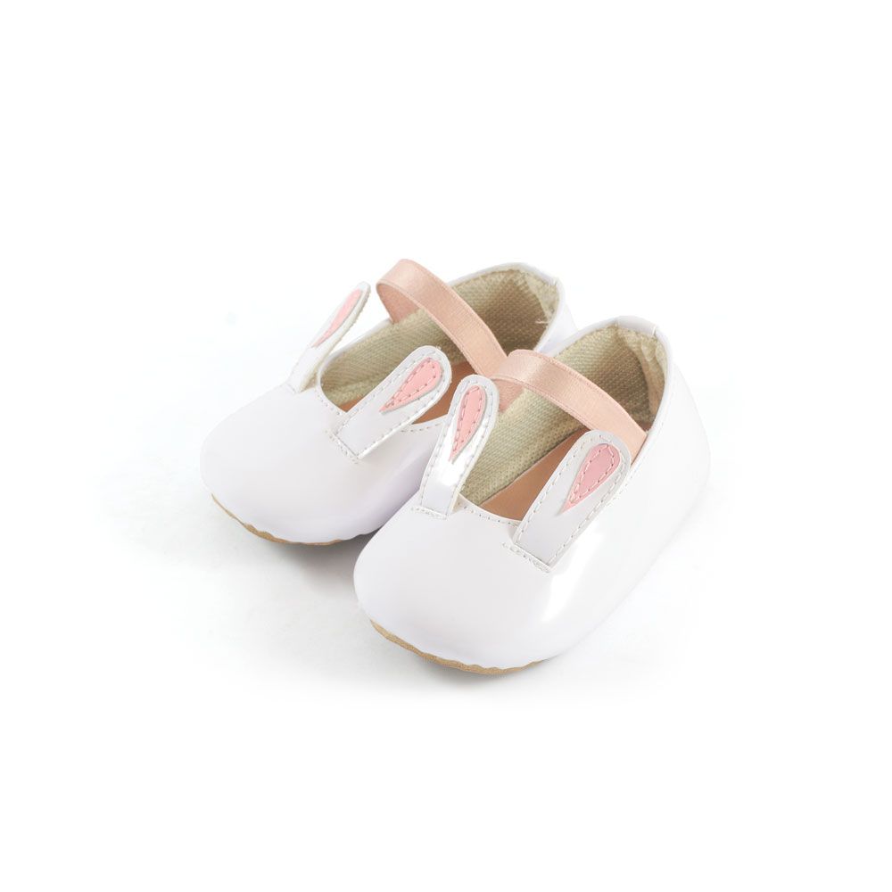 Sepatu Bayi Prewalker Antislip Tamagoo - Bunny White Ringan & fleksibel - 1