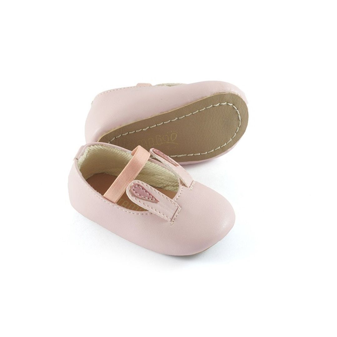 Sepatu Bayi Prewalker Antislip Tamagoo - Bunny Pink Ringan & fleksibel - 3