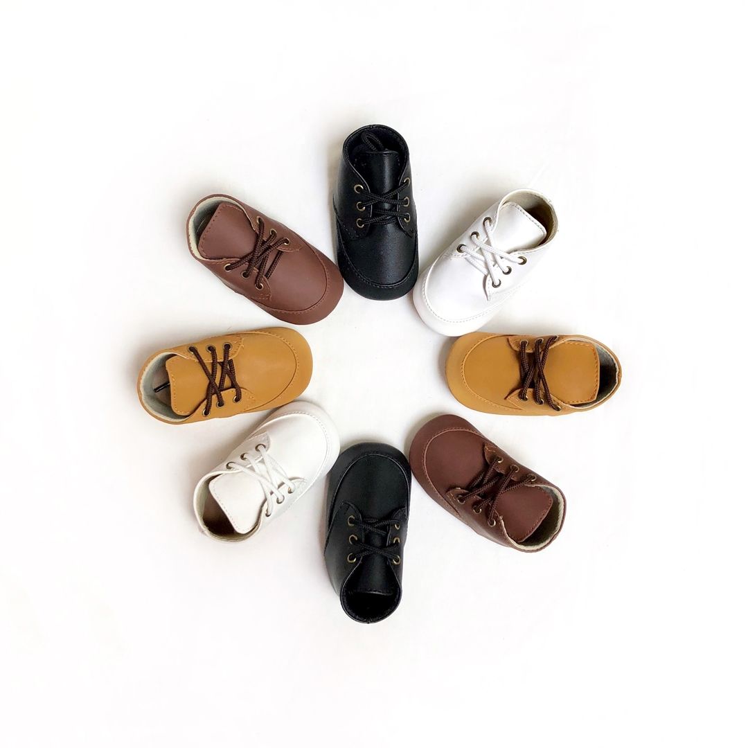 Tamagoo Sepatu bayi Prewalker Antislip - Tommy Black Boots Series Classic & Comfort - 5