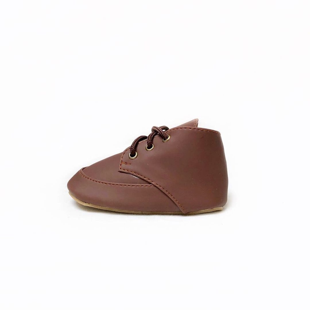 Tamagoo Sepatu bayi Prewalker Antislip - Tommy Brown Boots Series Classic & Comfort - 2