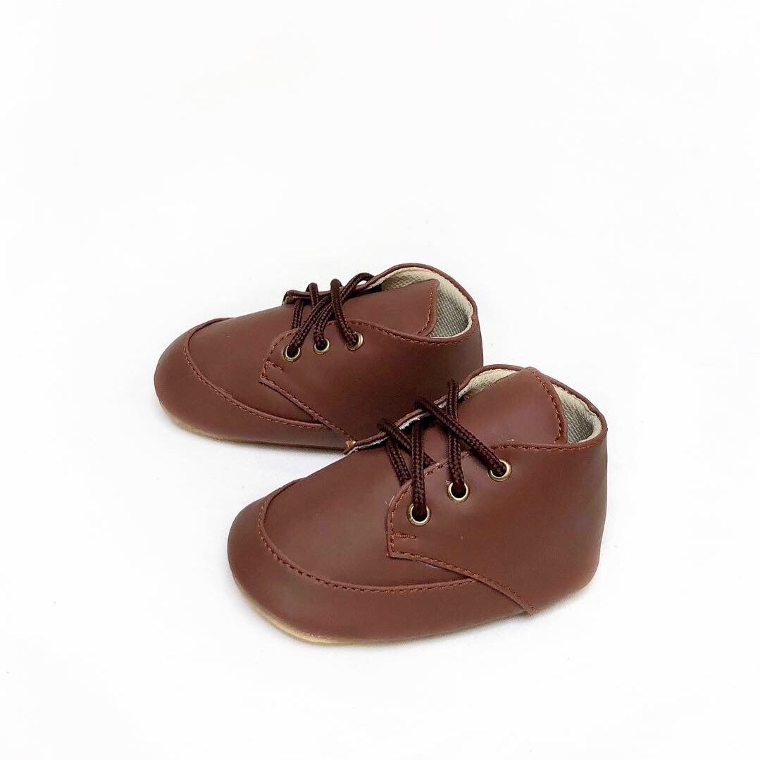 Tamagoo Sepatu bayi Prewalker Antislip - Tommy Brown Boots Series Classic & Comfort - 3