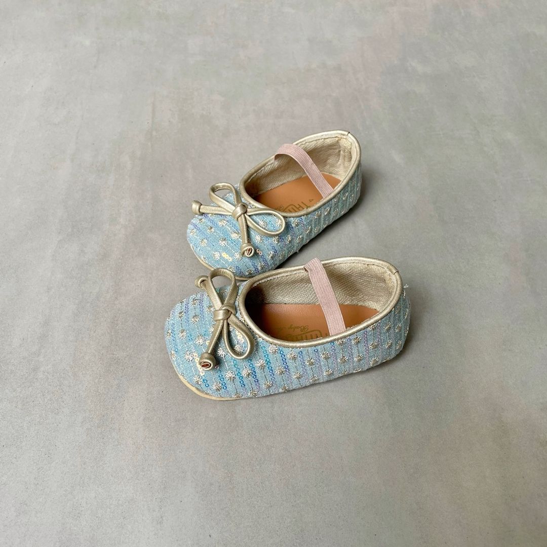 Sepatu Bayi Tamagoo Prewalker antislip - Marsha Blue Ringan & Fleksibel - 3