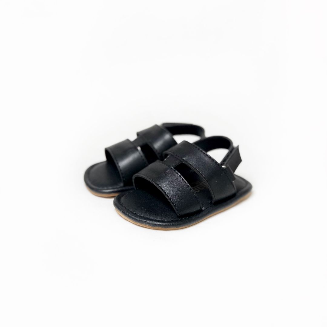 Sandal bayi Antislip Prewalker Tamagoo Babyshoes - Steve Black Series Ringan & fleksibel - 3