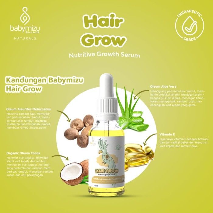 BABYMIZU Nourish Hair Series - Hair Glow + Hair Grow - 3