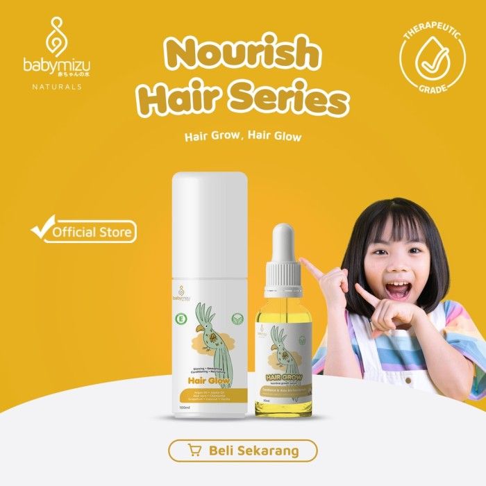 BABYMIZU Nourish Hair Series - Hair Glow + Hair Grow - 1