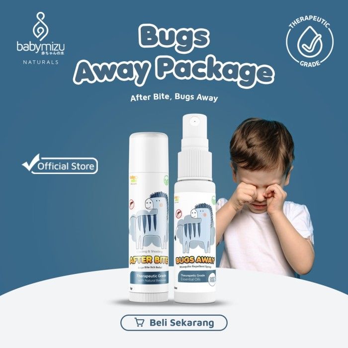 BABYMIZU Bugs Away Package - Bugs Away + After Bite (Anti Mosquito After Bite Bugs Bite Itch Relief) - 1