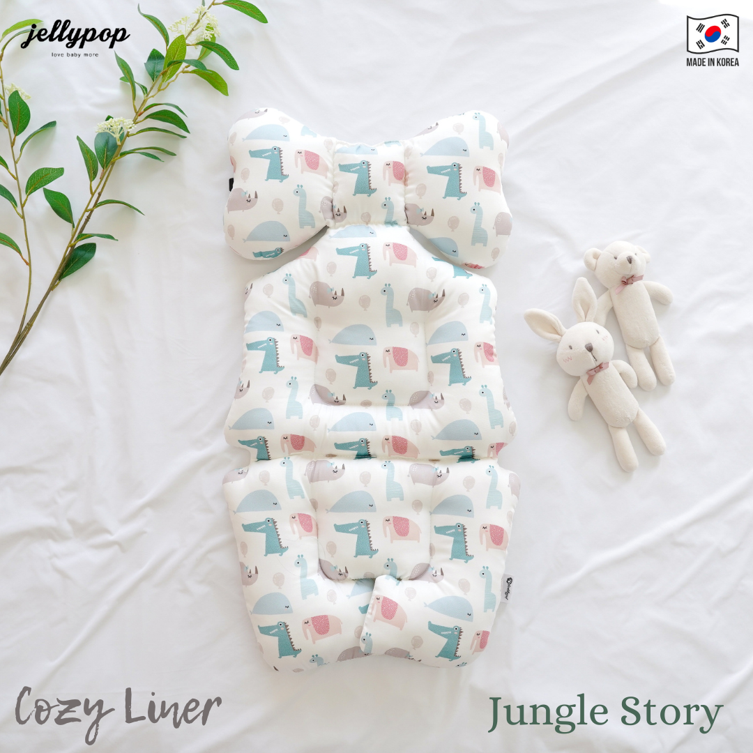 Jellypop Cozy Liner Jungle Story - Alas Stroller anak - 4
