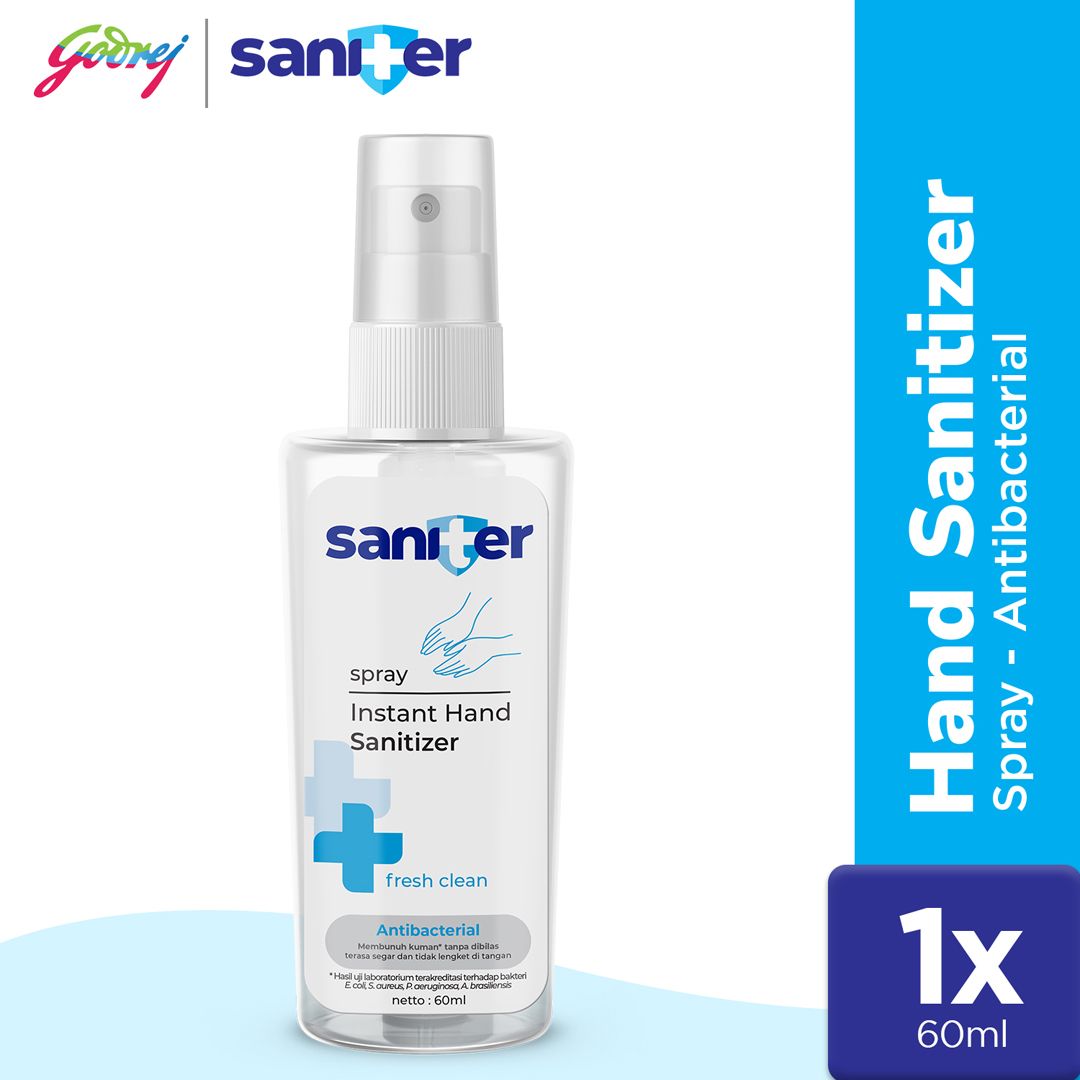 Saniter Hand Sanitizer Spray 60ml - 1