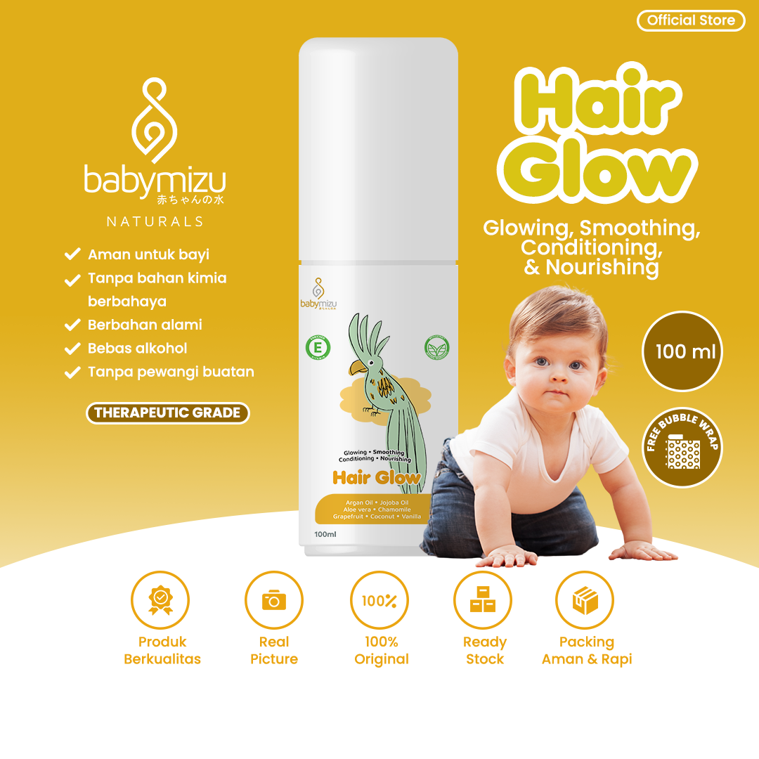 BABYMIZU Hair Glow - Glowing. Smoothing. Conditioning & Nourishing (Hair Lotion Spray) - 1