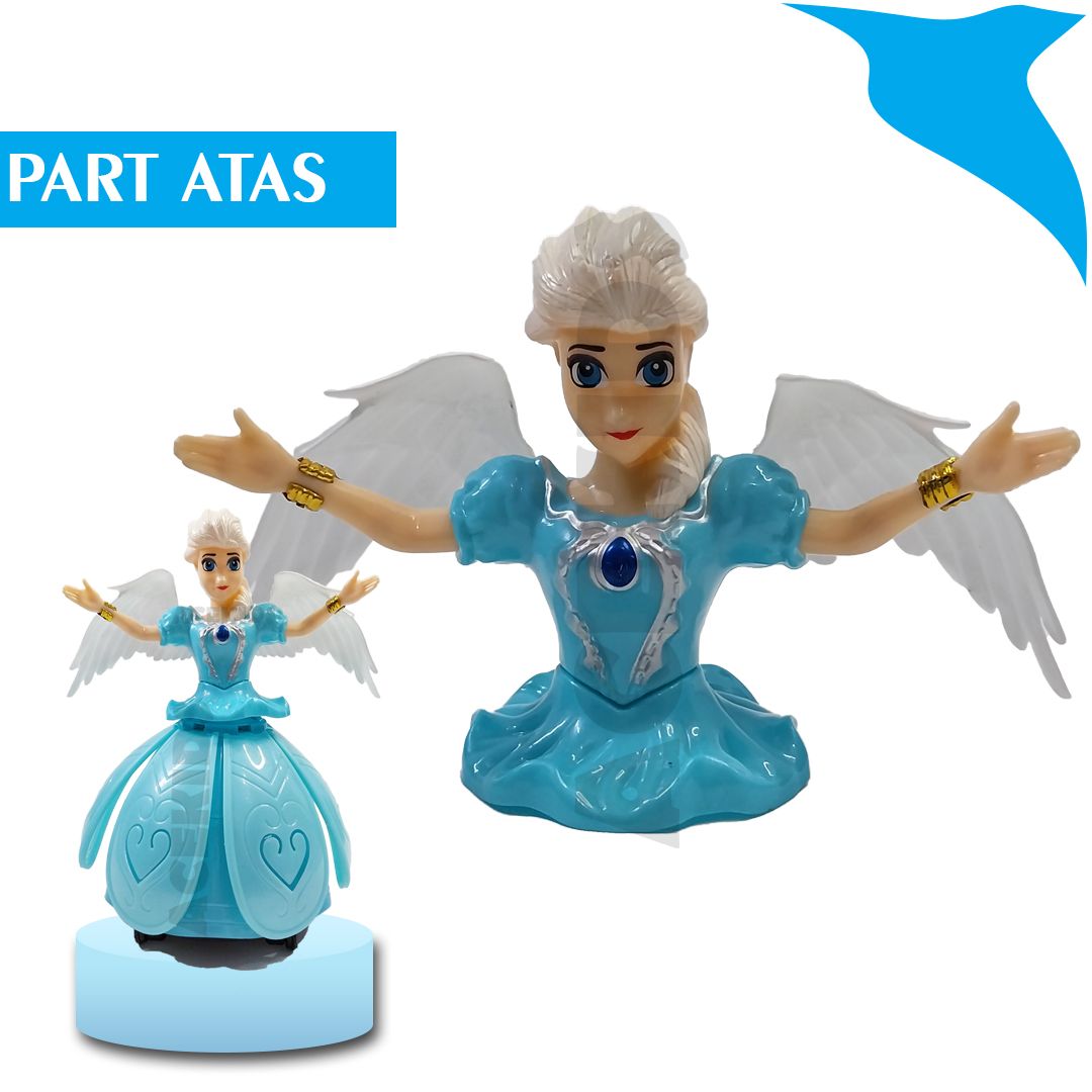 Acekids Mainan Anak Boneka Lampu Menari Boneka Angel Girl Murah Original - HX132 - 3