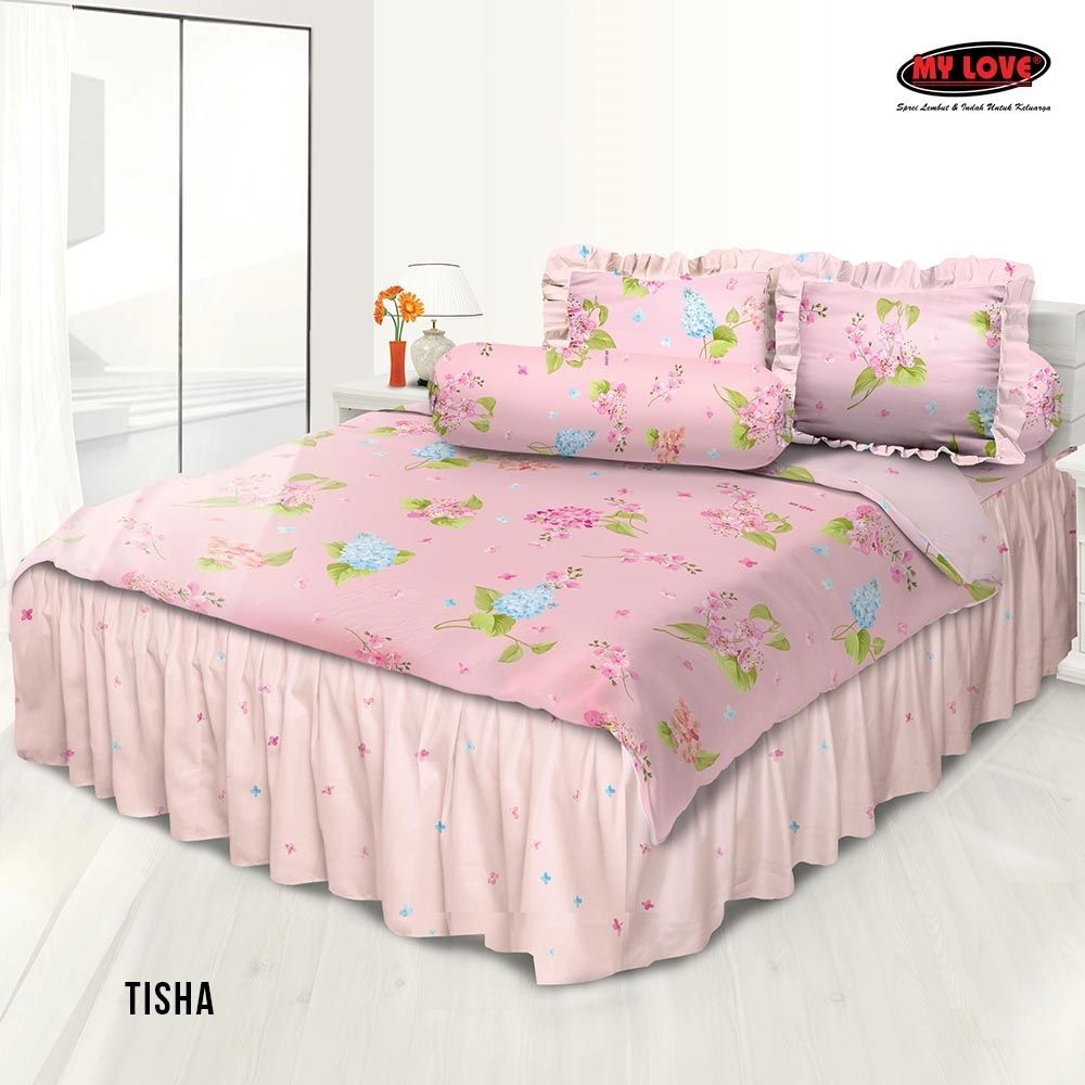 ALL NEW MY LOVE Bed Cover King Rumbai 180x200 Tisha - 1