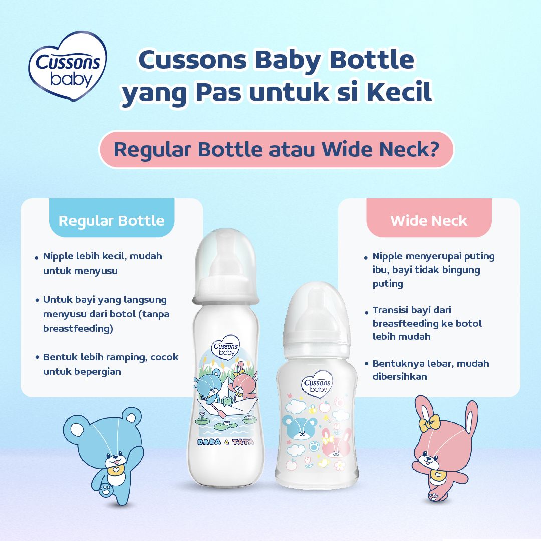 Cussons Baby Milk Bottle PP Anti Colic - Botol Susu - Dot Bayi 60ml - 4