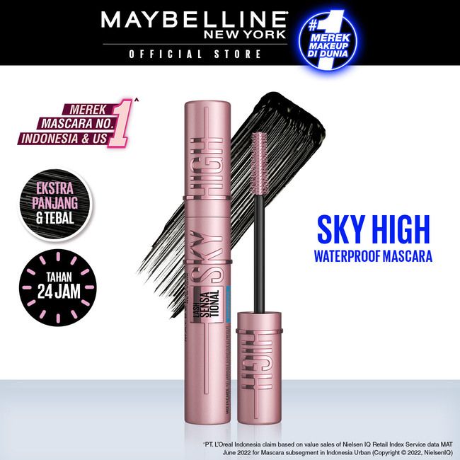 Maybelline Lash Sensational Sky High Mascara Free Make Up Remover - 1