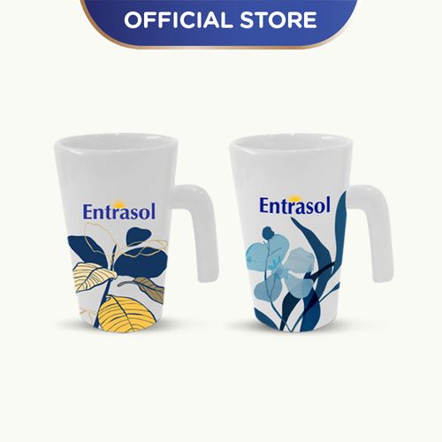 Buy 1 Entrasol Gold Vanilla 580g free Mug Flowers Series - 2