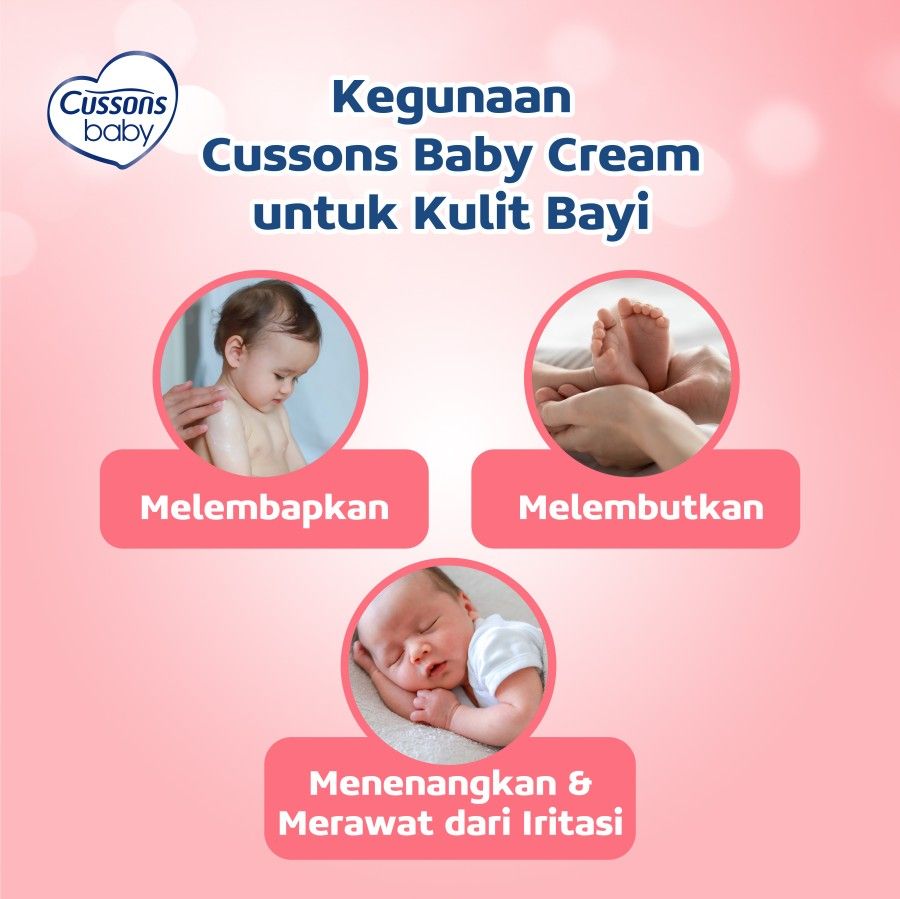 Beli 2 Gratis 1 - Cussons Baby Cream Soft & Smooth - 50gr X3 - 4