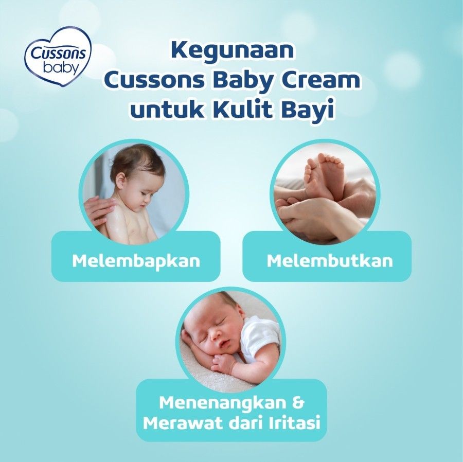 Cussons Baby Cream Mild & Gentle - Krim Bayi 50gr X2 - 4