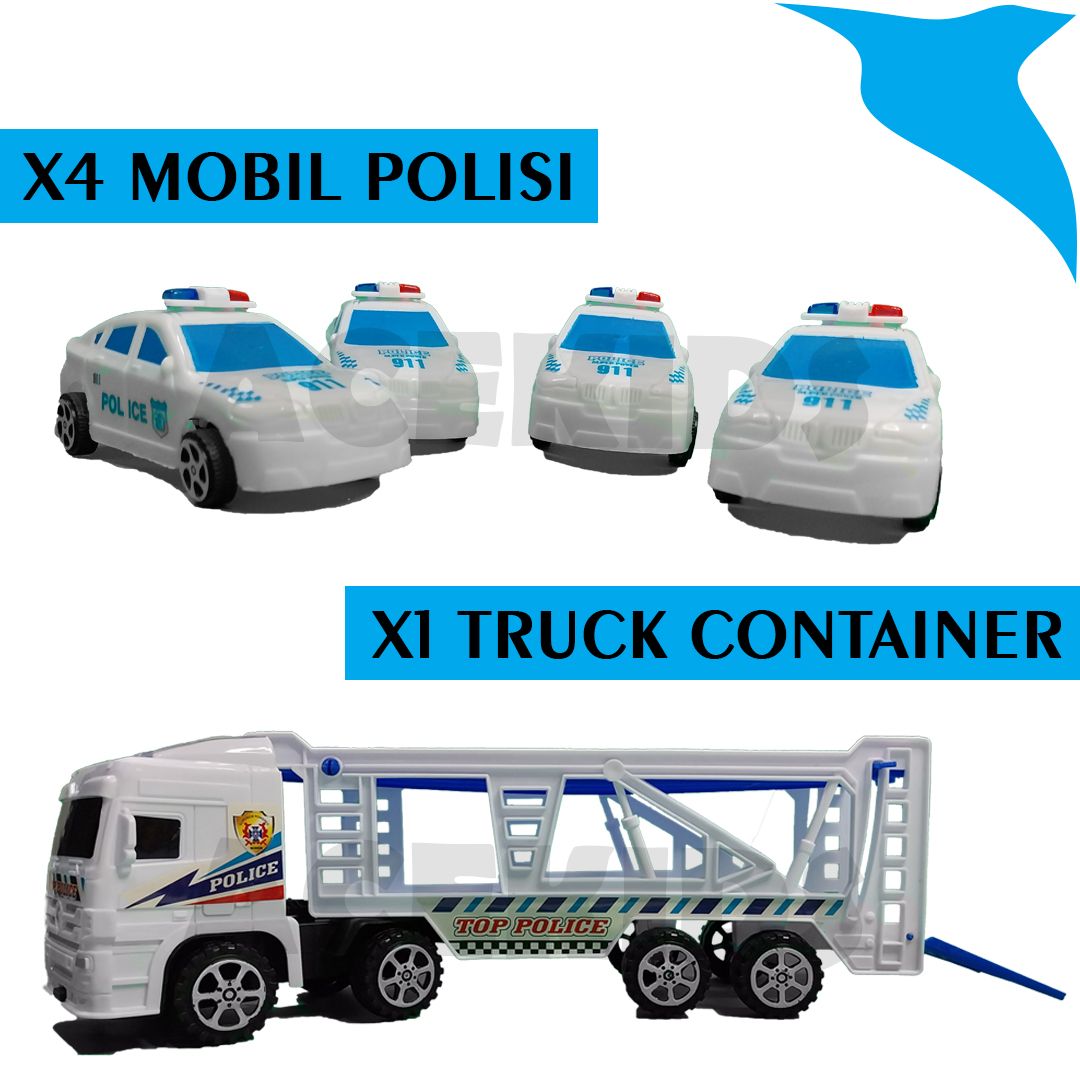 Acekids Mainan Truk Kontener Container Super Truck Carrier Murah Original - 2016 - 2